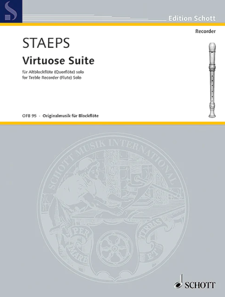 Virtuoso Suite - Treble Recorder by Staeps Schott OFB95