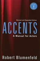 Accents - A Manual for Actors - Revised & Expanded Edition - Robert Blumenfeld Limelight Editions /CD