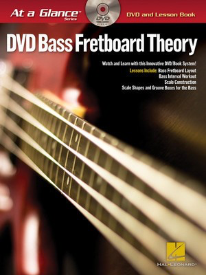 Bass Fretboard Theory - At a Glance - DVD/Book Pack - Bass Guitar Hal Leonard Bass TAB /DVD