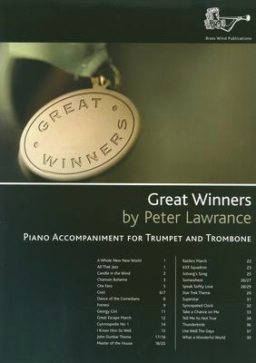 Great Winners - Trumpet/Trombone/Piano Accompaniment Brasswind BW0133PA