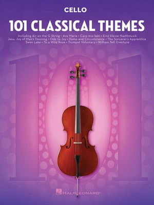 101 Classical Themes - Cello Solo - Hal Leonard 155325