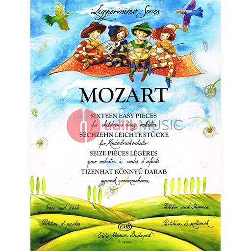 EASY PIECES 16 FOR CHILDRENS STRING ORCHESTRA - MOZART - STRING ORCHESTRA - EMB