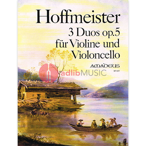 DUOS 3 OP 5 ED MORGAN FOR VIOLIN & CELLO - HOFFMEISTER - VIOLIN - AMADEUS