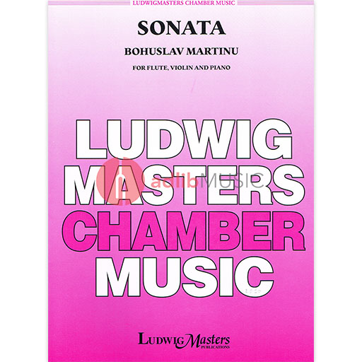 SONATA FOR FLUTE VIOLIN 'N PIANO - MARTINU - TRIOS - MASTERS MUSIC