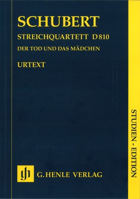 String Quartet D minor D810 - (Death and the Maiden) Study Score - Franz Schubert - G. Henle Verlag Study Score Score