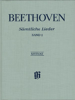 Complete Songs for Voice and Piano, Vol 1 - Ludwig van Beethoven - Classical Vocal G. Henle Verlag Hardcover