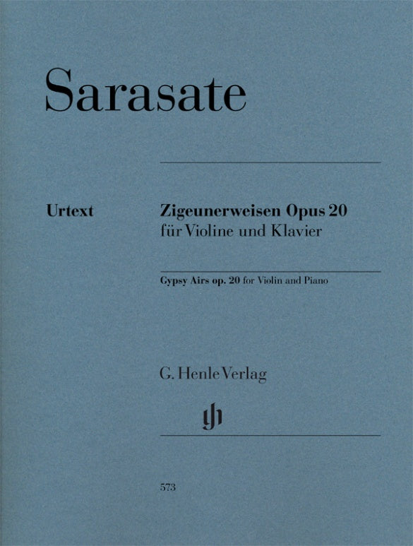 Sarasate - Gypsy Airs Op20 - Violin/Piano Accompaniment Henle HN573