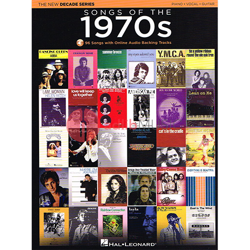 Songs of the 1970s Decade Series Play-Along - Piano/Vocal/Guitar/Audio Access Online PVG Hal Leonard 137599