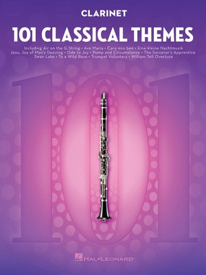 101 Classical Themes - Clarinet Solo - Hal Leonard 155317