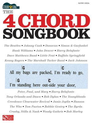 4 Chord Songbook Strum & Sing Series - Easy Guitar/Vocal Lyrics/Chords Cherry Lane 2501533