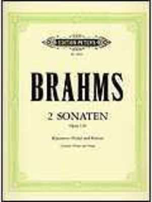 Brahms - 2 Sonatas Op120 - Clarinet (or Viola)/Piano Accompaniment Peters EP3896