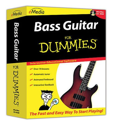 Bass Guitar For Dummies Win/Mac - Bass Guitar eMedia CD-ROM