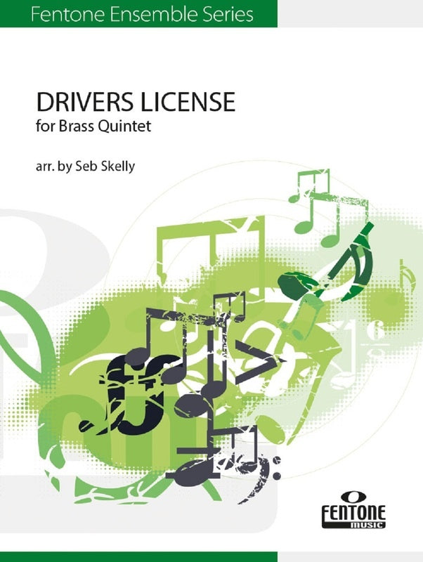 Rodrigo/Nigro - Drivers License - Brass Quintet Score/Parts Fentone F1009070