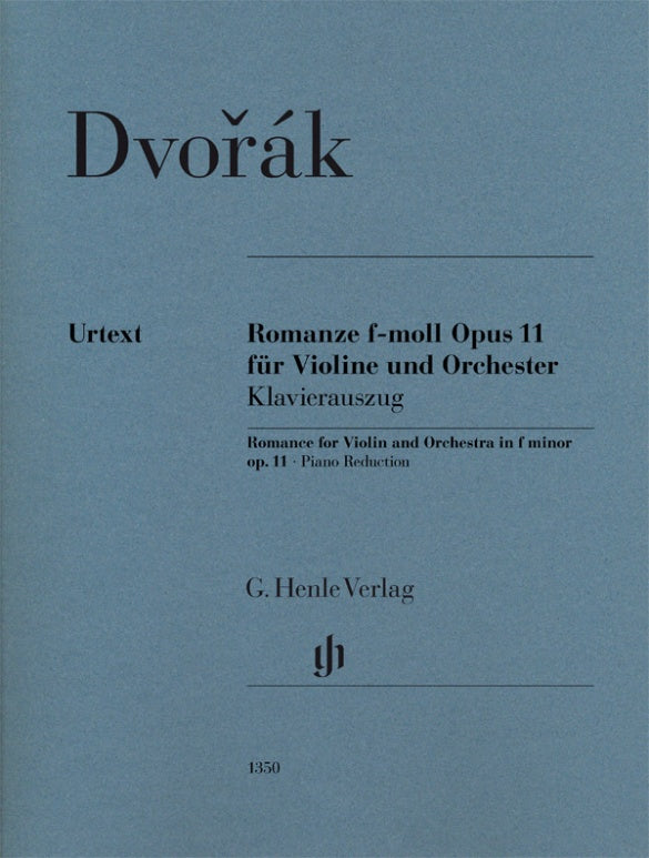 Dvorak - Romance in Fmin Op11 - Violin/Piano Accompaniment edited by Kordt-Dauner Henle HN1350