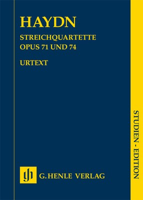 String Quartets Vol. 9 Op. 71 Op. 74 - Study Score - Joseph Haydn - G. Henle Verlag Study Score Score