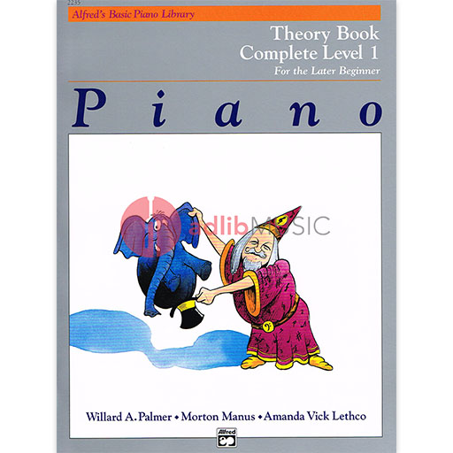 Alfred's Basic Piano Library Theory Book Complete 1 - Piano by Palmer/Manus/Lethco Alfred 2235