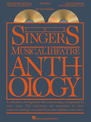 The Singer's Musical Theatre Anthology - Volume 1 - Baritone/Bass Accompaniment CDs - Various - Vocal Baritone|Bass Hal Leonard CD