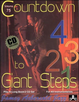 Countdown To Giant Steps - Volume 75 - Jazz Play-A-Long for All Musicians - Various - All Instruments Jamey Aebersold Jazz Lead Sheet /CD