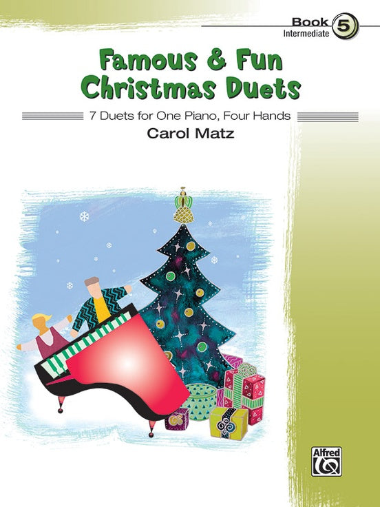 Famous & Fun Christmas Duets Book 5 - Piano Duets Alfred 43030