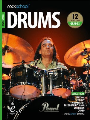 Rockschool Drums 2018-2024 Grade 3 - Drums/Audio Access Online RSK200063