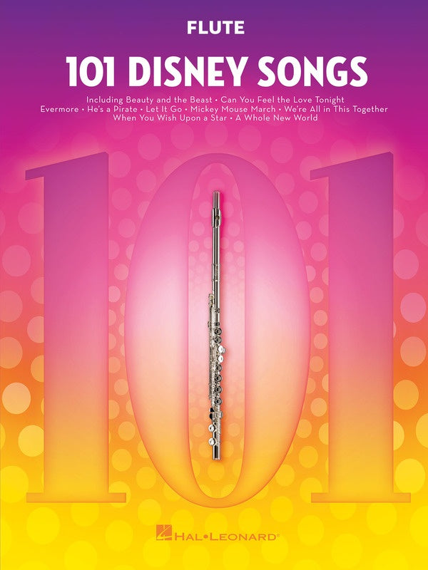 101 Disney Songs - Flute Solo - Hal Leonard 244104