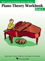 Hal Leonard Student Piano Library Piano Theory Workbook Book 4 - Piano 298030